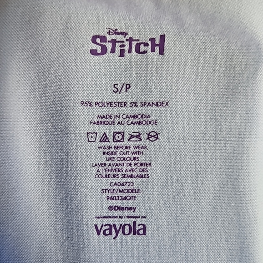 Disney Stitch Blue Graphic Nightshirt Size Small - Picture 7 of 13
